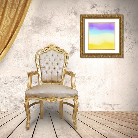 Glowing Gold Ornate Wood Framed Art Print with Double Matting by Essue, Christina