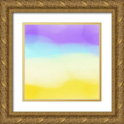 Glowing Gold Ornate Wood Framed Art Print with Double Matting by Essue, Christina