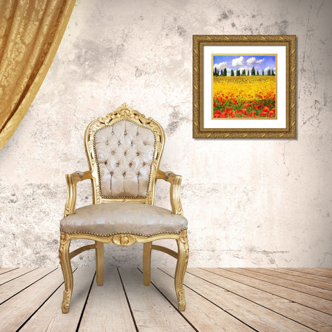 Lombardy I Gold Ornate Wood Framed Art Print with Double Matting by Vest, Chris
