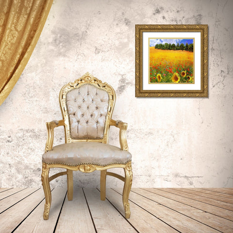 Lombardy II Gold Ornate Wood Framed Art Print with Double Matting by Vest, Chris