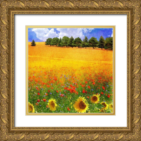 Lombardy III Gold Ornate Wood Framed Art Print with Double Matting by Vest, Chris