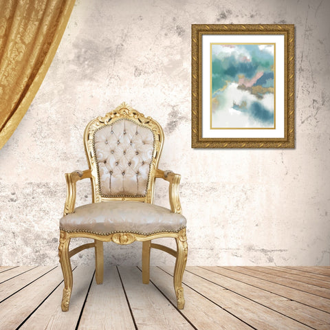 Stormy Clouds I Gold Ornate Wood Framed Art Print with Double Matting by Schlotzhauer, Jim
