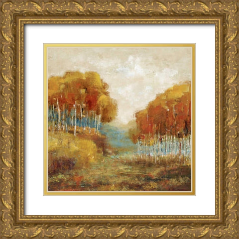 Weathered Scape II Gold Ornate Wood Framed Art Print with Double Matting by Dolce, Carmen