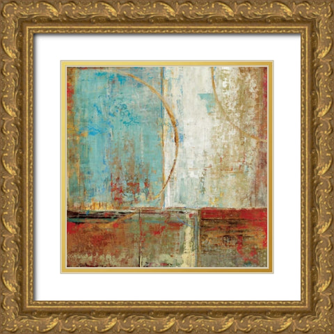 Composition II Gold Ornate Wood Framed Art Print with Double Matting by Dolce, Carmen