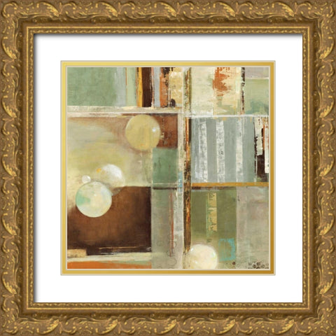 Ice and Bubbles I Gold Ornate Wood Framed Art Print with Double Matting by Dolce, Carmen