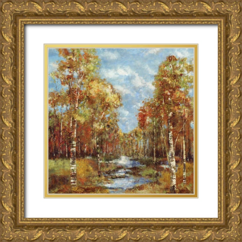 The Clearing Gold Ornate Wood Framed Art Print with Double Matting by Dolce, Carmen