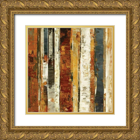 Red Amber II Gold Ornate Wood Framed Art Print with Double Matting by Dolce, Carmen