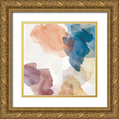Flow of Spring I Gold Ornate Wood Framed Art Print with Double Matting by Savone, Daniela