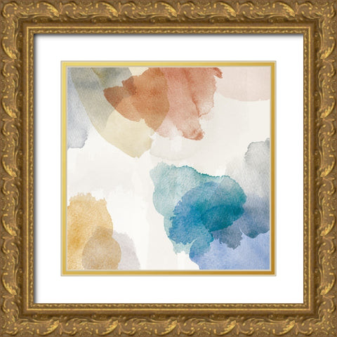 Flow of Spring II Gold Ornate Wood Framed Art Print with Double Matting by Savone, Daniela