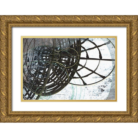 Discovery III Gold Ornate Wood Framed Art Print with Double Matting by Varrasso, Enrico