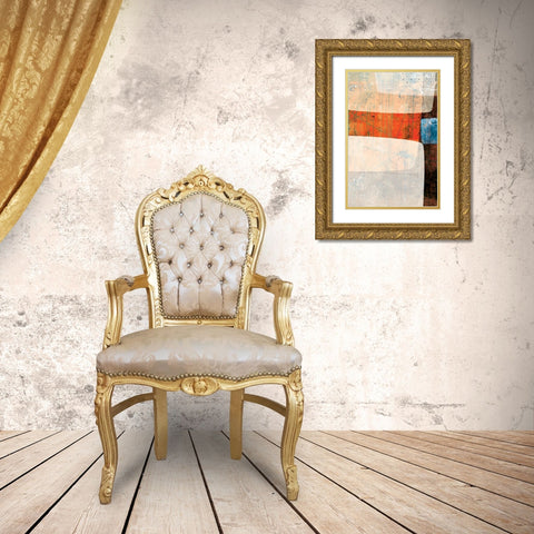 Vegabond III Gold Ornate Wood Framed Art Print with Double Matting by Varrasso, Enrico