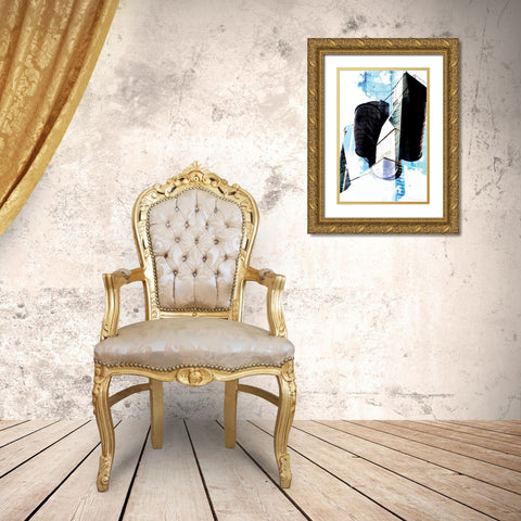 Sillo IX Gold Ornate Wood Framed Art Print with Double Matting by Varrasso, Enrico