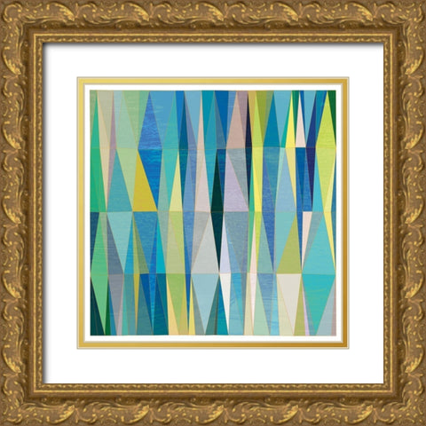 Summer Ice I Gold Ornate Wood Framed Art Print with Double Matting by Varrasso, Enrico