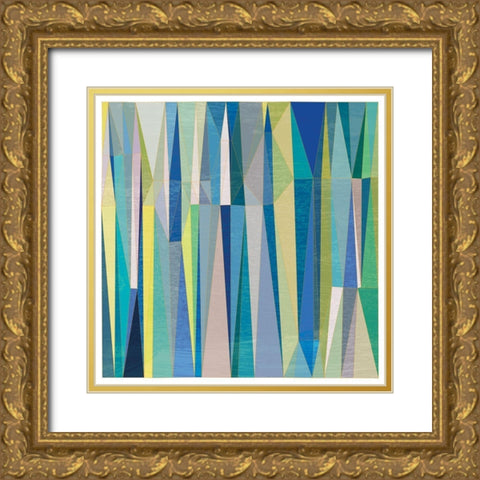 Summer Ice II Gold Ornate Wood Framed Art Print with Double Matting by Varrasso, Enrico