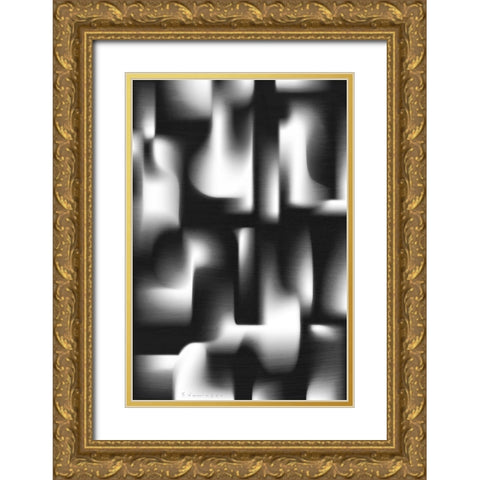 Bleached Bones II Gold Ornate Wood Framed Art Print with Double Matting by Varrasso, Enrico