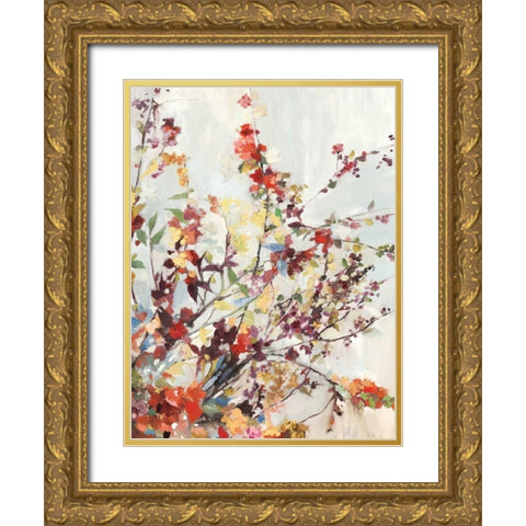 Early Bloom I Gold Ornate Wood Framed Art Print with Double Matting by K, Ella