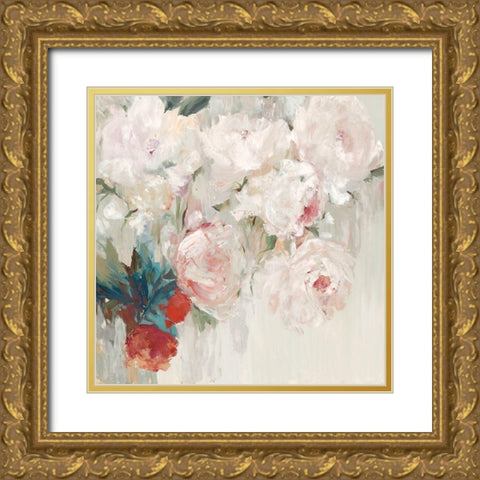 Big Bouquette II Gold Ornate Wood Framed Art Print with Double Matting by Ella K