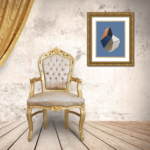 Moon Crystal I Gold Ornate Wood Framed Art Print with Double Matting by Leonard, Sarah