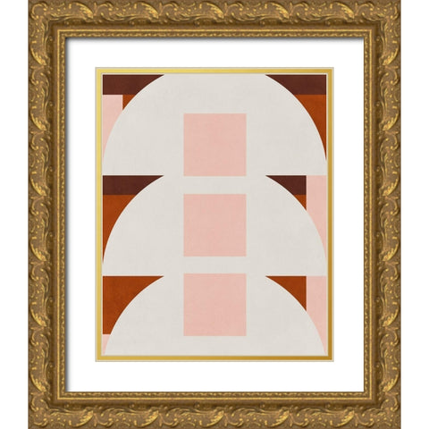Echo of Love I  Gold Ornate Wood Framed Art Print with Double Matting by Leonard, Sarah
