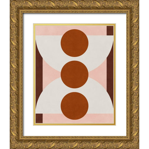Echo of Love II  Gold Ornate Wood Framed Art Print with Double Matting by Leonard, Sarah