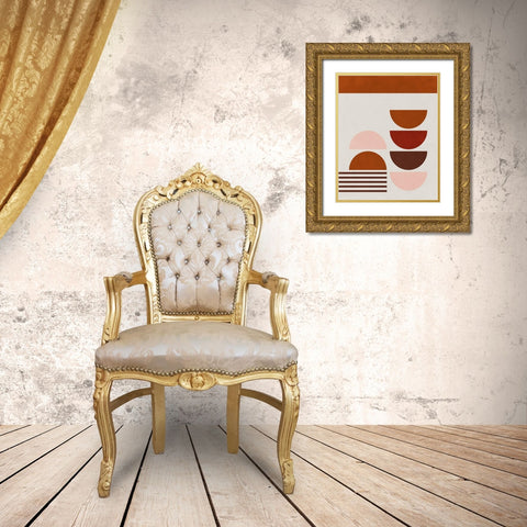 Echo of Love III  Gold Ornate Wood Framed Art Print with Double Matting by Leonard, Sarah