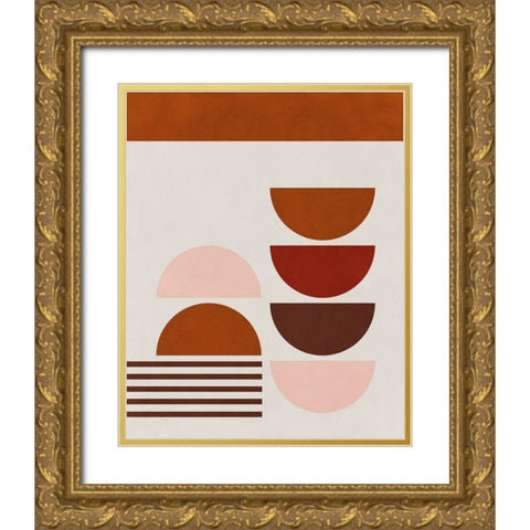 Echo of Love III  Gold Ornate Wood Framed Art Print with Double Matting by Leonard, Sarah
