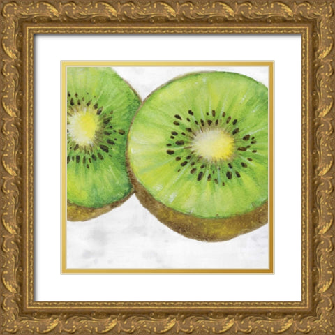Fruit I Gold Ornate Wood Framed Art Print with Double Matting by Watts, Eva