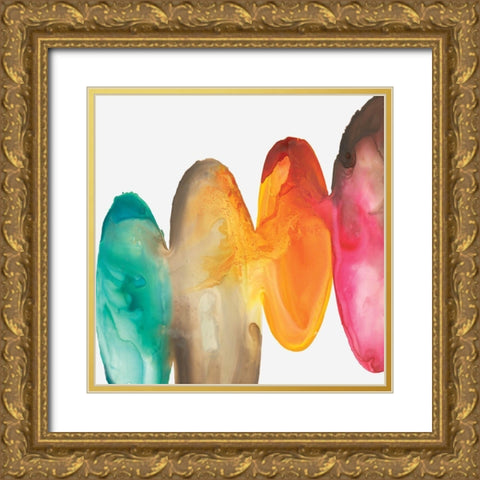 Bound I  Gold Ornate Wood Framed Art Print with Double Matting by Watts, Eva