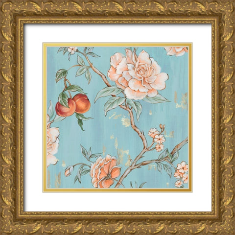 The Tree of Life I  Gold Ornate Wood Framed Art Print with Double Matting by Watts, Eva