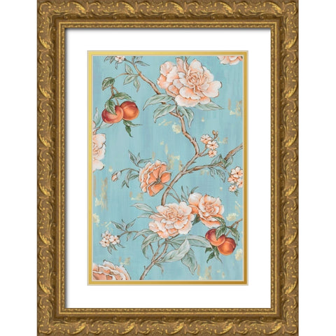 The Tree of Life III  Gold Ornate Wood Framed Art Print with Double Matting by Watts, Eva