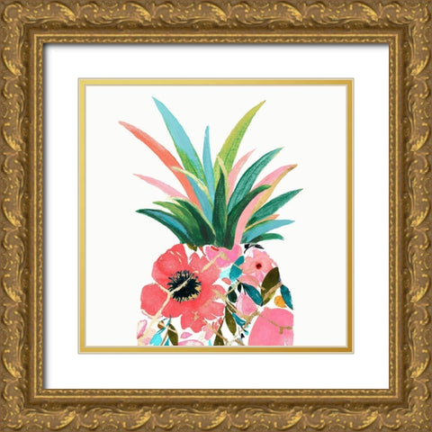 Pina Colada  Gold Ornate Wood Framed Art Print with Double Matting by Watts, Eva