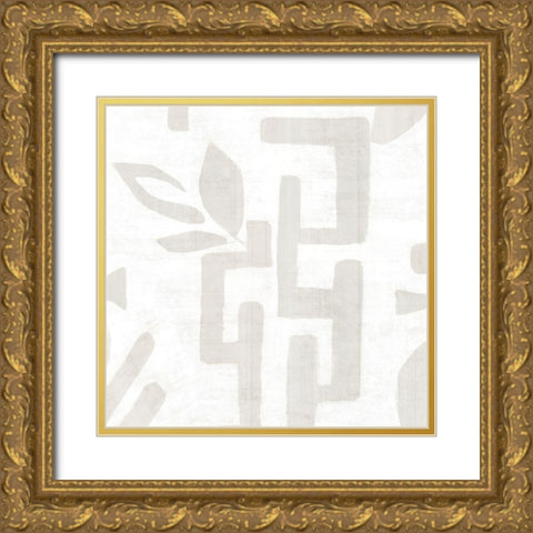 Summer Shadows III Gold Ornate Wood Framed Art Print with Double Matting by Watts, Eva