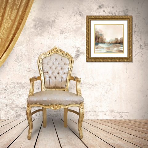 Silent Still  Gold Ornate Wood Framed Art Print with Double Matting by Watts, Eva