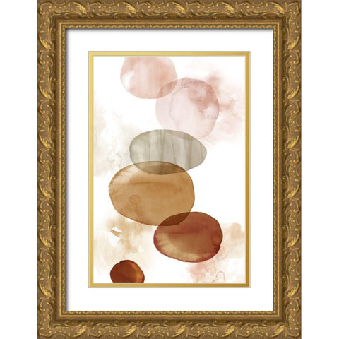 Floating Up I Gold Ornate Wood Framed Art Print with Double Matting by Watts, Eva