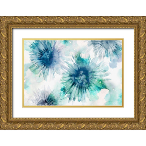 Beyond Bloom Gold Ornate Wood Framed Art Print with Double Matting by Watts, Eva