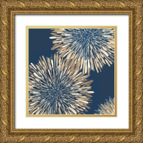 Ray of Burst I  Gold Ornate Wood Framed Art Print with Double Matting by Watts, Eva
