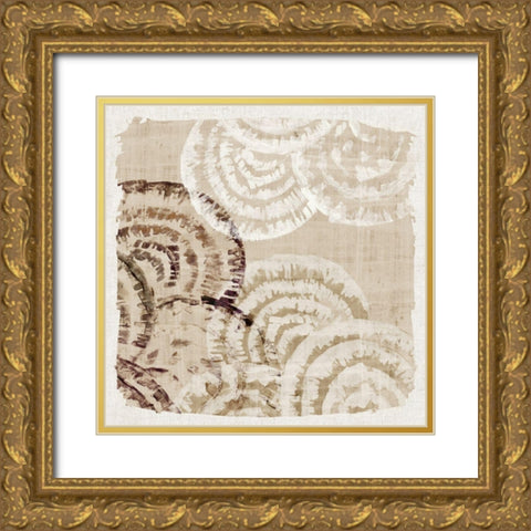 Wicker Pattern I  Gold Ornate Wood Framed Art Print with Double Matting by Watts, Eva