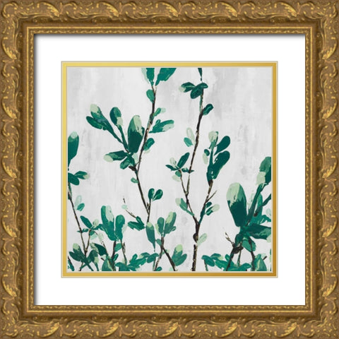 The Branch II Gold Ornate Wood Framed Art Print with Double Matting by Isabelle Z