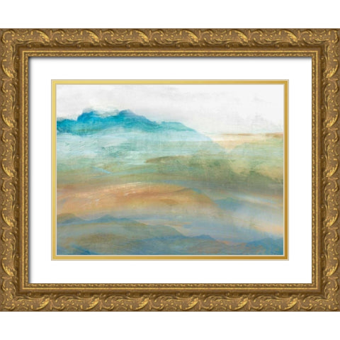 Panorama II Gold Ornate Wood Framed Art Print with Double Matting by Isabelle Z