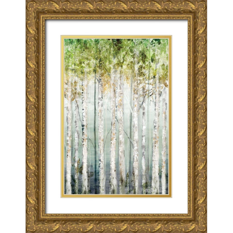 Enlightened Moment II Gold Ornate Wood Framed Art Print with Double Matting by Isabelle Z