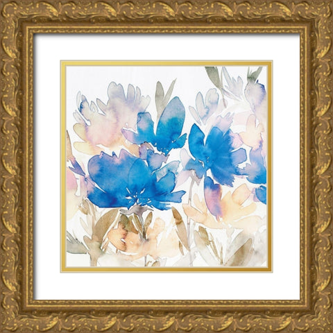 Sprouting Blossoms I Gold Ornate Wood Framed Art Print with Double Matting by Isabelle Z