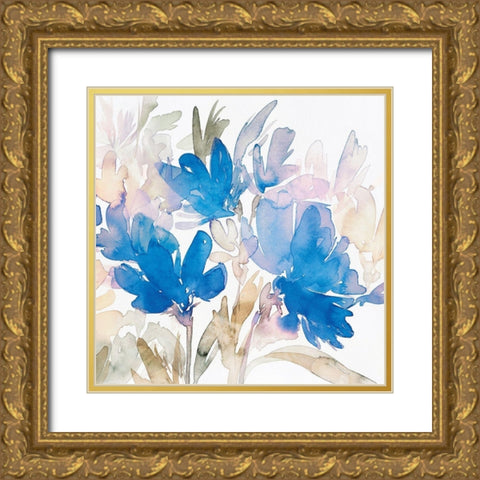 Sprouting Blossoms II Gold Ornate Wood Framed Art Print with Double Matting by Isabelle Z