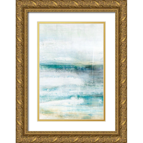 Waverly I Gold Ornate Wood Framed Art Print with Double Matting by Isabelle Z