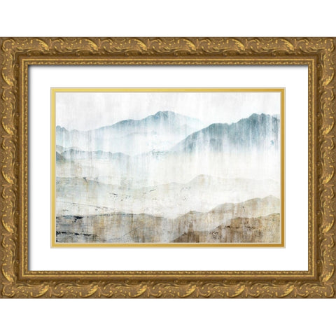 Beneath I Gold Ornate Wood Framed Art Print with Double Matting by Isabelle Z