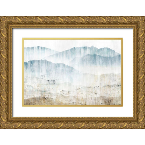 Beneath II Gold Ornate Wood Framed Art Print with Double Matting by Isabelle Z