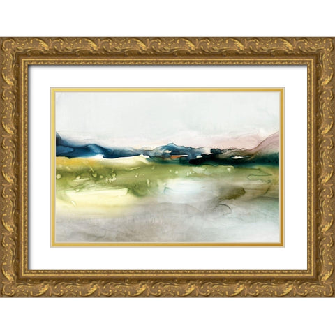 Wonderful Love II Gold Ornate Wood Framed Art Print with Double Matting by Isabelle Z