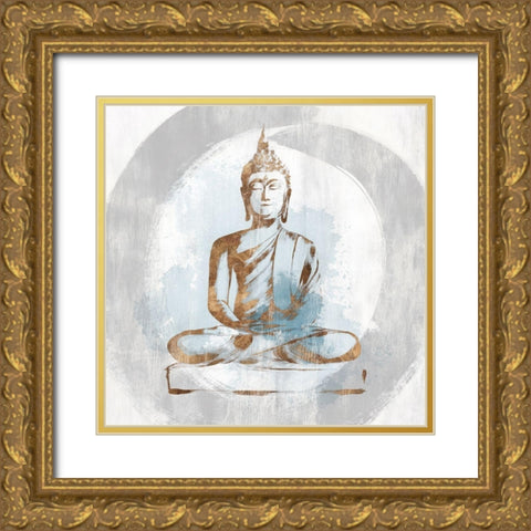 Buddhist I Gold Ornate Wood Framed Art Print with Double Matting by Isabelle Z