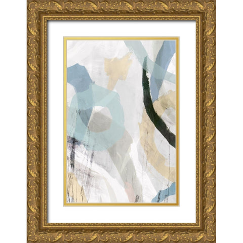 Stillness I  Gold Ornate Wood Framed Art Print with Double Matting by Isabelle Z