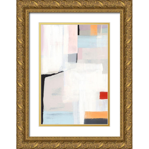 Meno II Gold Ornate Wood Framed Art Print with Double Matting by Isabelle Z