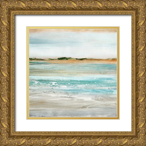 Retrospective I  Gold Ornate Wood Framed Art Print with Double Matting by Isabelle Z
